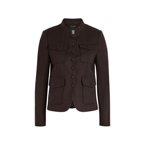 ラグアンドボーン レディース 上衣＆上衣 アウター Buttoned pocket jacket Brown