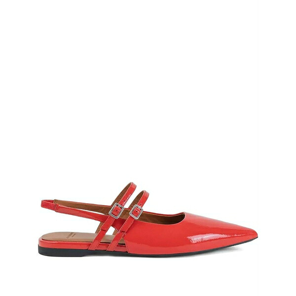 バガボンド レディース サンダル シューズ Hermine patent leather slingback ballet flats Red｜asty 26,520円