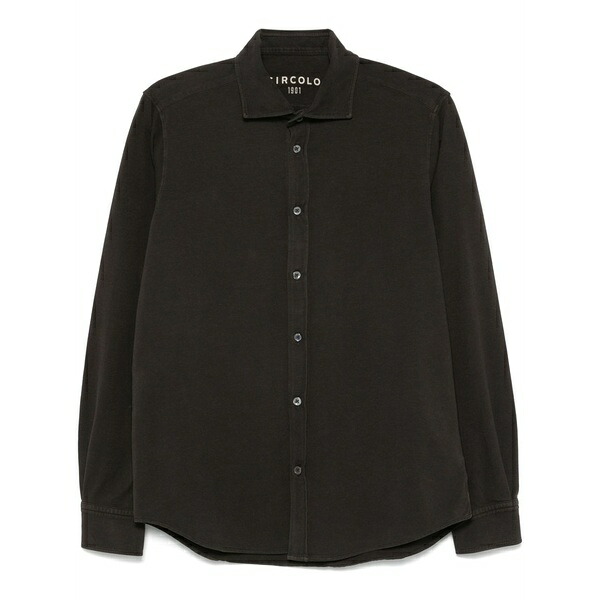 チルコロ1901 メンズ シャツ トップス Jersey shirt Grey|asty