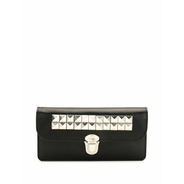 コムデギャルソン メンズ 金入れ 付属物 Studded leather wallet Black