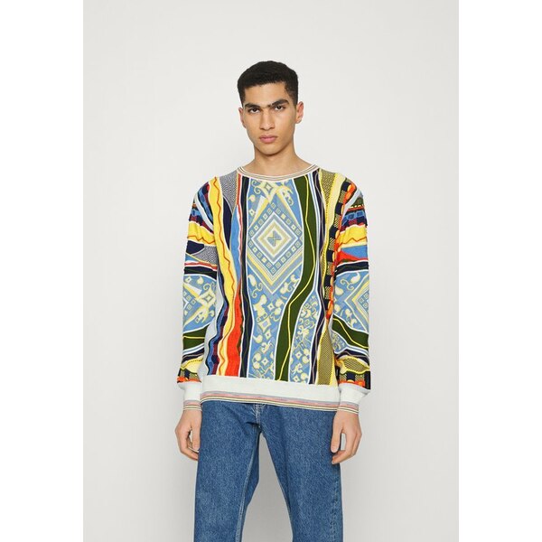 使い勝手の良い カルロ コルッチ メンズ パーカー スウェットシャツ アウター Jumper offwhite dark green 