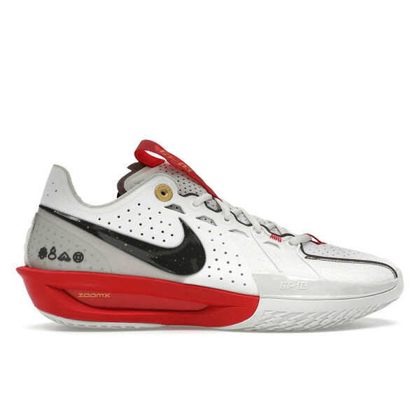 Nike ナイキ メンズ スニーカー  【Nike Air Zoom GT Cut 3 Year of the Snake】  大きさ US_6.5(24.5糎) Sail/Light Khaki/University Red/Ironstone