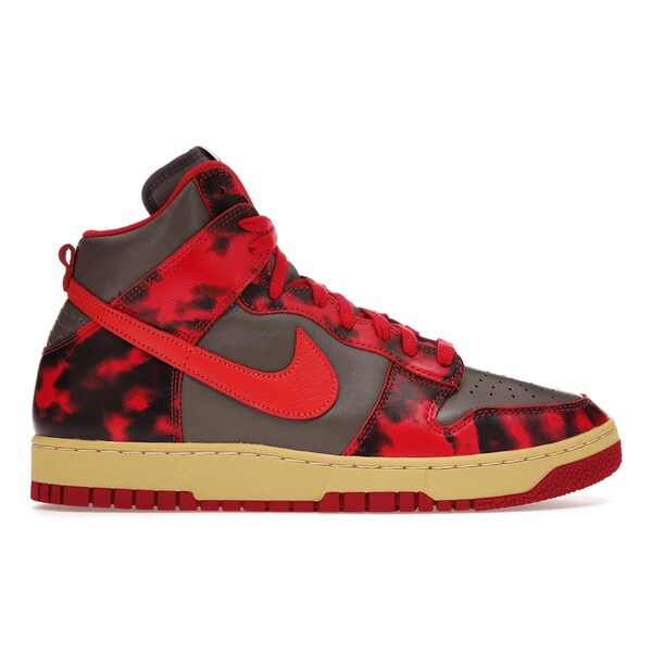 Nike ナイキ メンズ スニーカー  【Nike Dunk High 1985 Red Acid Wash】  サイズ US_M_3.5 Red/Brown-Butter