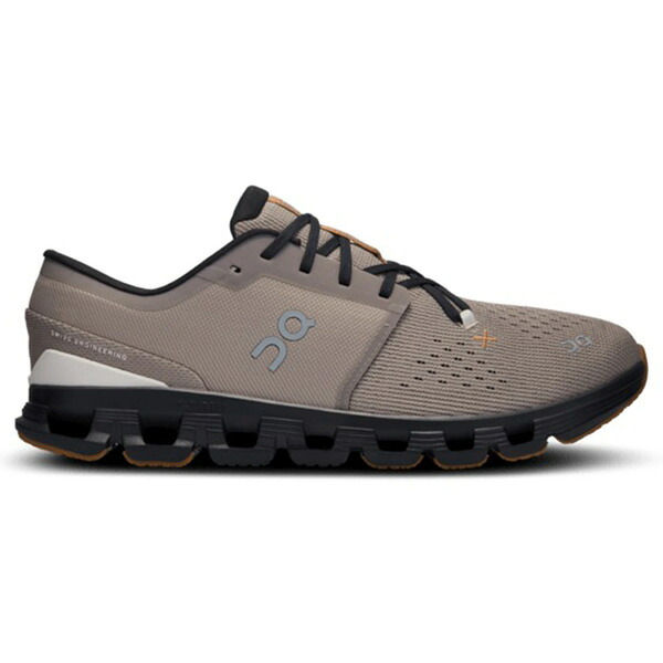 On オン メンズ スニーカー  【On Running Cloud X 4 Fog Black】  大きさ US_9(27.0糎) Fog/Black