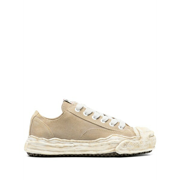 ミハラヤスヒロ メンズ スニーカー シューズ Hank low-top sneakers White メンズ靴-スニーカー-靴