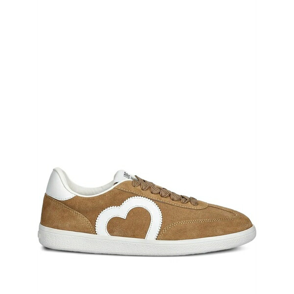 ラブ モスキーノ レディース スニーカー シューズ Heart suede sneakers Brown