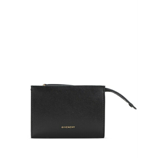 ジバンシー レディース 財布 アクセサリー Leather zip-fastening wallet Black｜asty