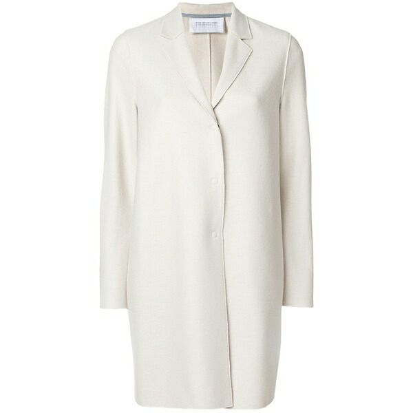 ハリスワーフロンドン レディース 厚地の外套 アウター Concealed fastening elongated coat Neutrals