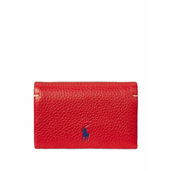 ラルフローレン レディース 紙入れ 付属品 Leather wallet Red