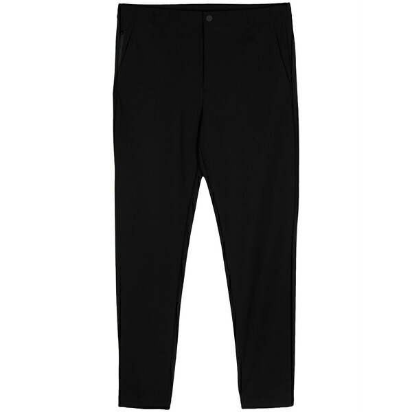 セオリー メンズ カジュアルパンツ ボトムス Terrance mid-rise slim-fit track pants Black｜asty