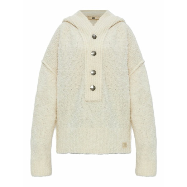 ナウルズ レディース パーカー・スウェットシャツ アウター Mandi hoodie  White