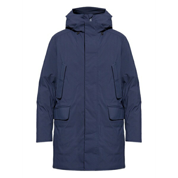 セーブザダック メンズ 上衣＆上衣 アウター Elon hooded parka  Blue