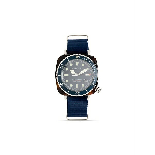 ブリストン メンズ ウォッチ 佩び物 Clubmaster diver pro 44粍 Blue