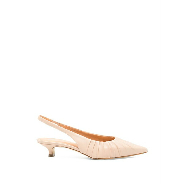ジュリーディー レディース パンプス シューズ Ruched heeled pumps Neutrals