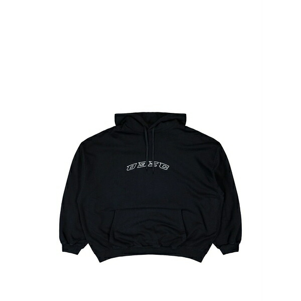 ゼロスリーツーシー メンズ パーカー・スウェットシャツ アウター Long-sleeve hoodie Black パーカー-メンズファッション-トップス