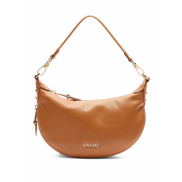 リュージョー レディース ショルダーバッグ バッグ Logo-lettering shoulder bag Brown|asty