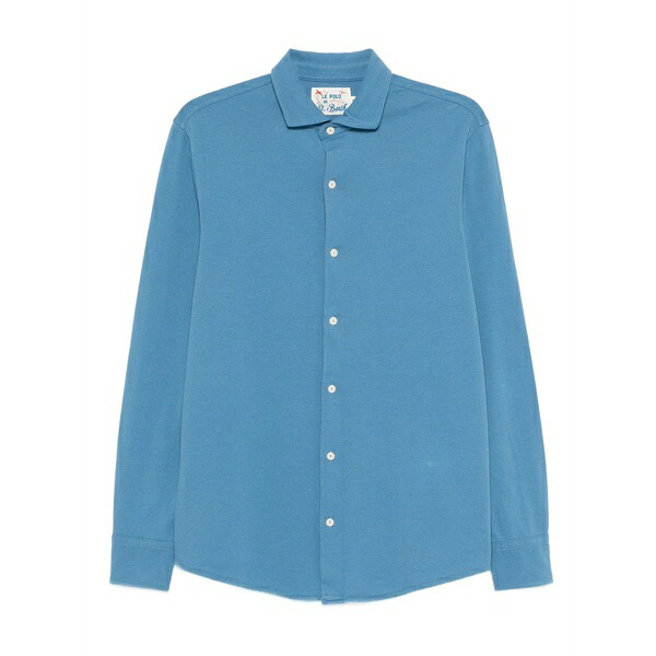 エムシーツーセイントバース メンズ プルオーバー トップス Cotton shirt Blue