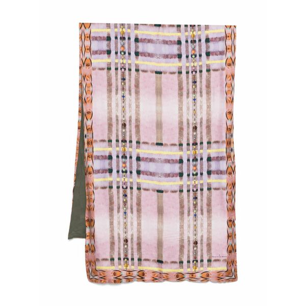 ピエール＝ルイ・マシア メンズ えり巻き・袈裟・えり巻き 付属物 Beaded print scarf Pink