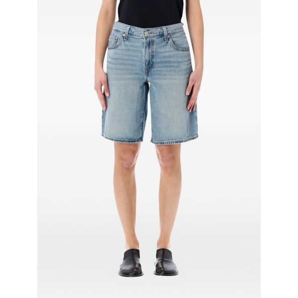 リーバイス レディース カジュアルパンツ ボトムス Baggy dad denim shorts Blue|asty