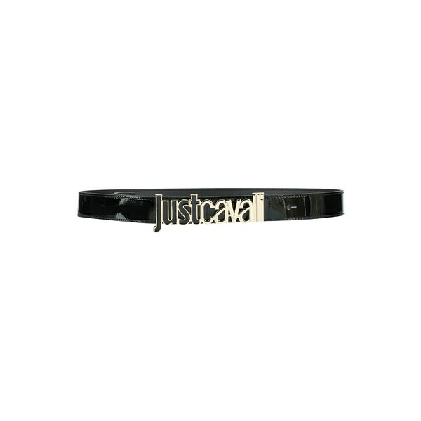 【送料無料】 ロベルトカヴァリ レディース ベルト アクセサリー Belts Black|asty