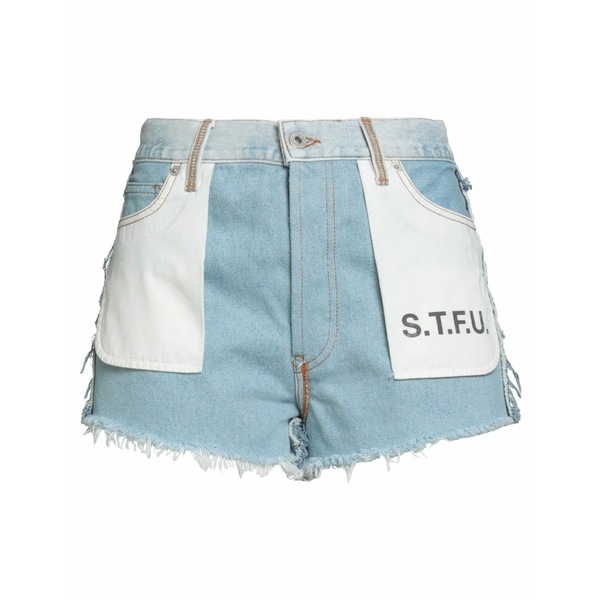 【送料無料】 ヘロン プレストン レディース デニムパンツ ボトムス Denim shorts Blue