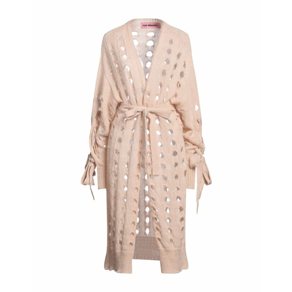 【貨物輸送無料】 サクラ色 メモリーズ レディース ジレー アウター Cardigans Beige