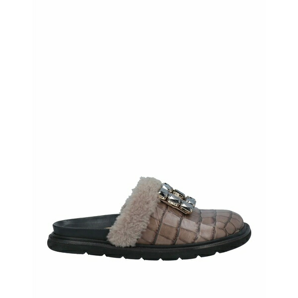 【送料無料】 ラス レディース サンダル シューズ Mules & Clogs Grey