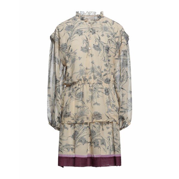 【送料無料】 セミクチュール レディース ワンピース トップス Mini dresses Beige