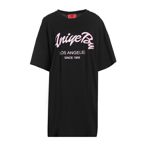 【送料無料】 アニエバイ レディース Tシャツ トップス T-shirts Black