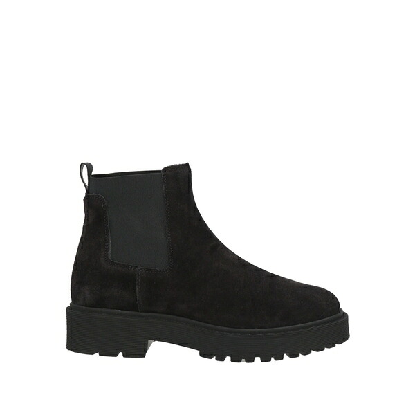 【送料無料】 ホーガン レディース ブーツ シューズ Ankle boots Black｜asty