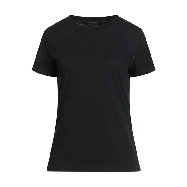 【送料無料】 ボス レディース Tシャツ トップス T-shirts Black
