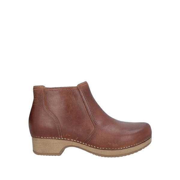 【貨物輸送無料】 ダンスコ レディース ブーツ シューズ Ankle boots Brown