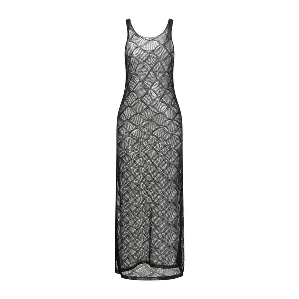 【送料無料】 ダニエル フィエゾリ レディース ワンピース トップス Maxi dresses Black|asty