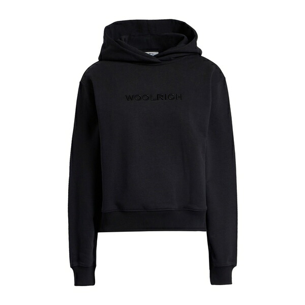 【貨物輸送無料】 羊毛 分限者 レディース パーカー・スウェットシャツ アウター Sweatshirts Black