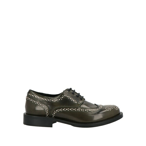 【送料無料】 レ ツリップ レディース オックスフォード シューズ Lace-up shoes Green｜asty