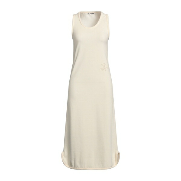 【送料無料】 ジル・サンダー レディース ワンピース トップス Midi dresses White