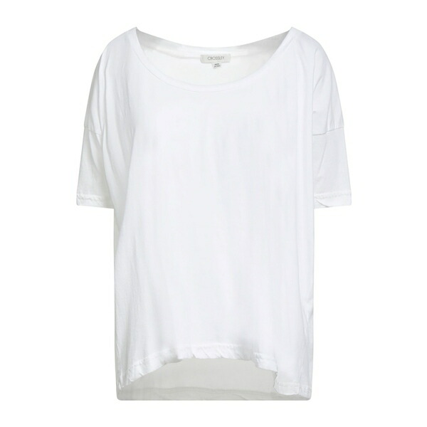 【送料無料】 クロスリー レディース Tシャツ トップス T-shirts White