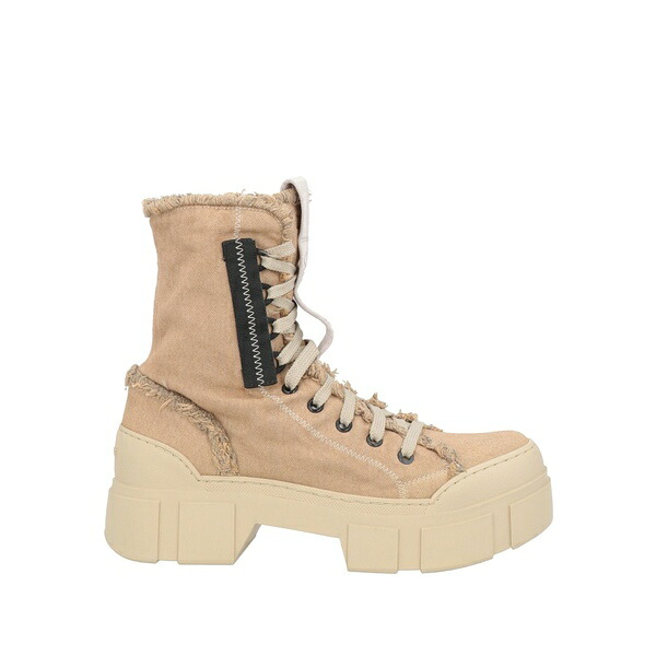 【貨物輸送無料】 ヴィック・マティ レディース ブーツ シューズ Ankle boots Beige