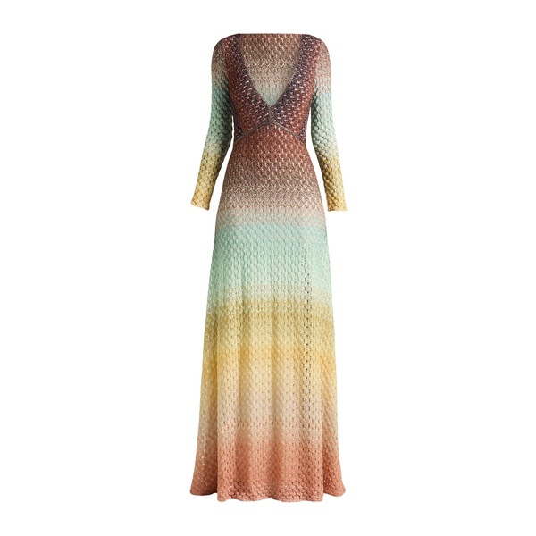 【送料無料】 ミッソーニ レディース ワンピース トップス Maxi dresses Orange|asty