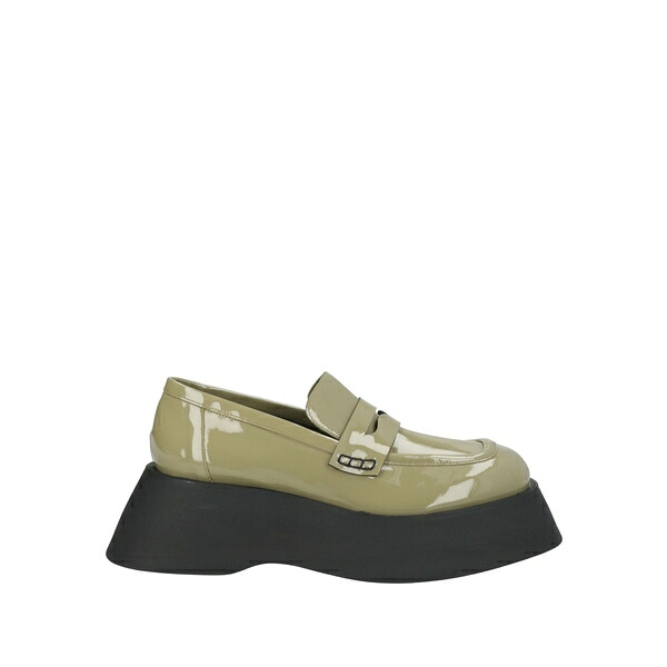 【送料無料】 ジャンパオロ ヴィオッツィ レディース スリッポン・ローファー シューズ Loafers Green