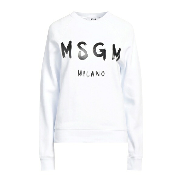 【貨物輸送無料】 エムエスジイエム レディース パーカー・スウェットシャツ アウター Sweatshirts White