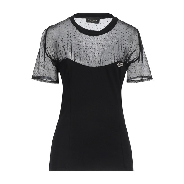 【送料無料】 ガレパリ レディース Tシャツ トップス T-shirts Black