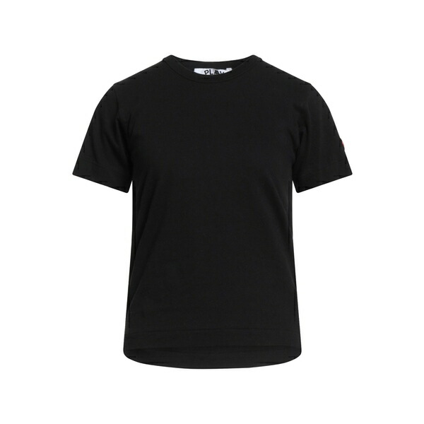 【貨物輸送無料】 コムデ給仕 レディース プルオーバー トップス T-shirts Black