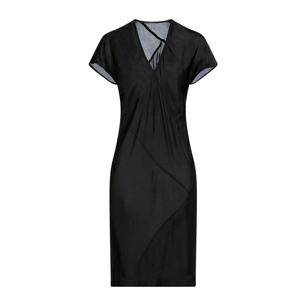 【送料無料】 リックオウエンス レディース ワンピース トップス Midi dresses Black