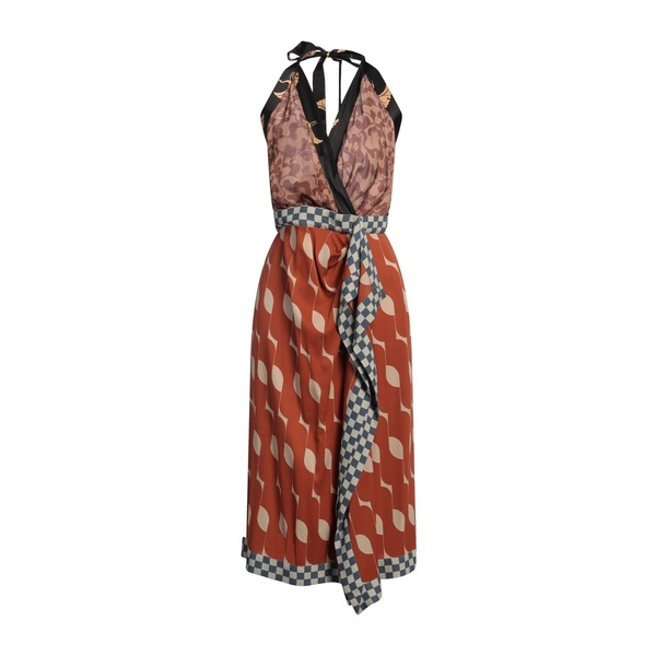 【送料無料】 ドリス・ヴァン・ノッテン レディース ワンピース トップス Midi dresses Brown