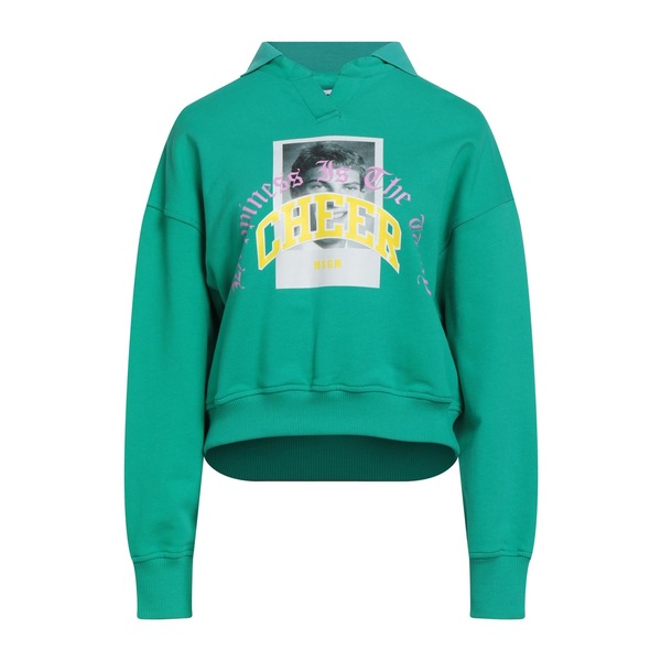 【送料無料】 エムエスジイエム レディース パーカー・スウェットシャツ アウター Sweatshirts Green