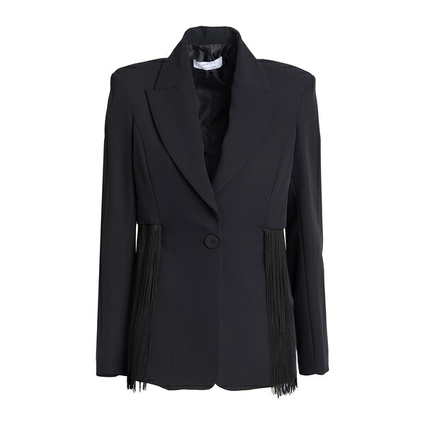 【送料無料】 カオス レディース ジャケット＆ブルゾン アウター Blazers Black