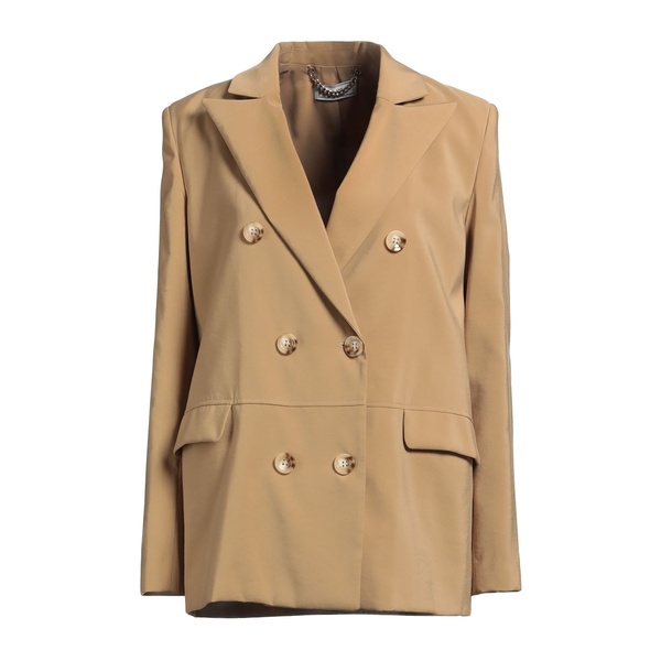【送料無料】 ジジル レディース ジャケット＆ブルゾン アウター Blazers Beige