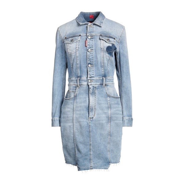 【送料無料】 ディースクエアード レディース ワンピース トップス Mini dresses Blue|asty