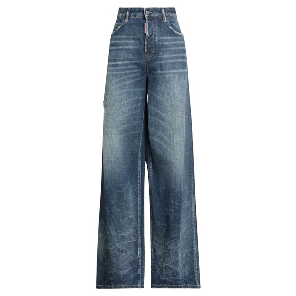 【送料無料】 ディースクエアード レディース デニムパンツ ボトムス Jeans Blue